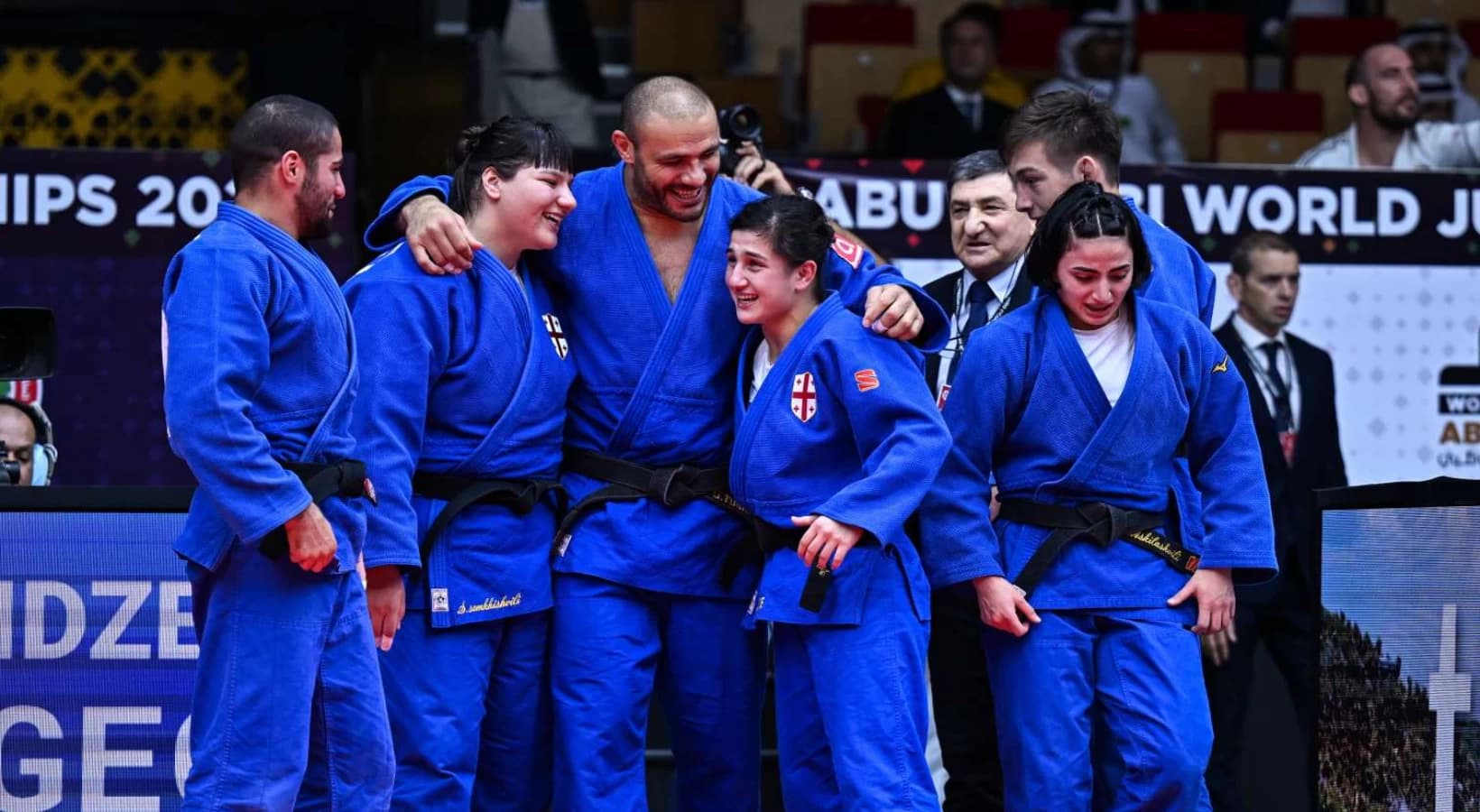 საქართველოს ძიუდოისტთა ნაკრები მსოფლიო ჩემპიონატის ბრინჯაოს პრიზიორია