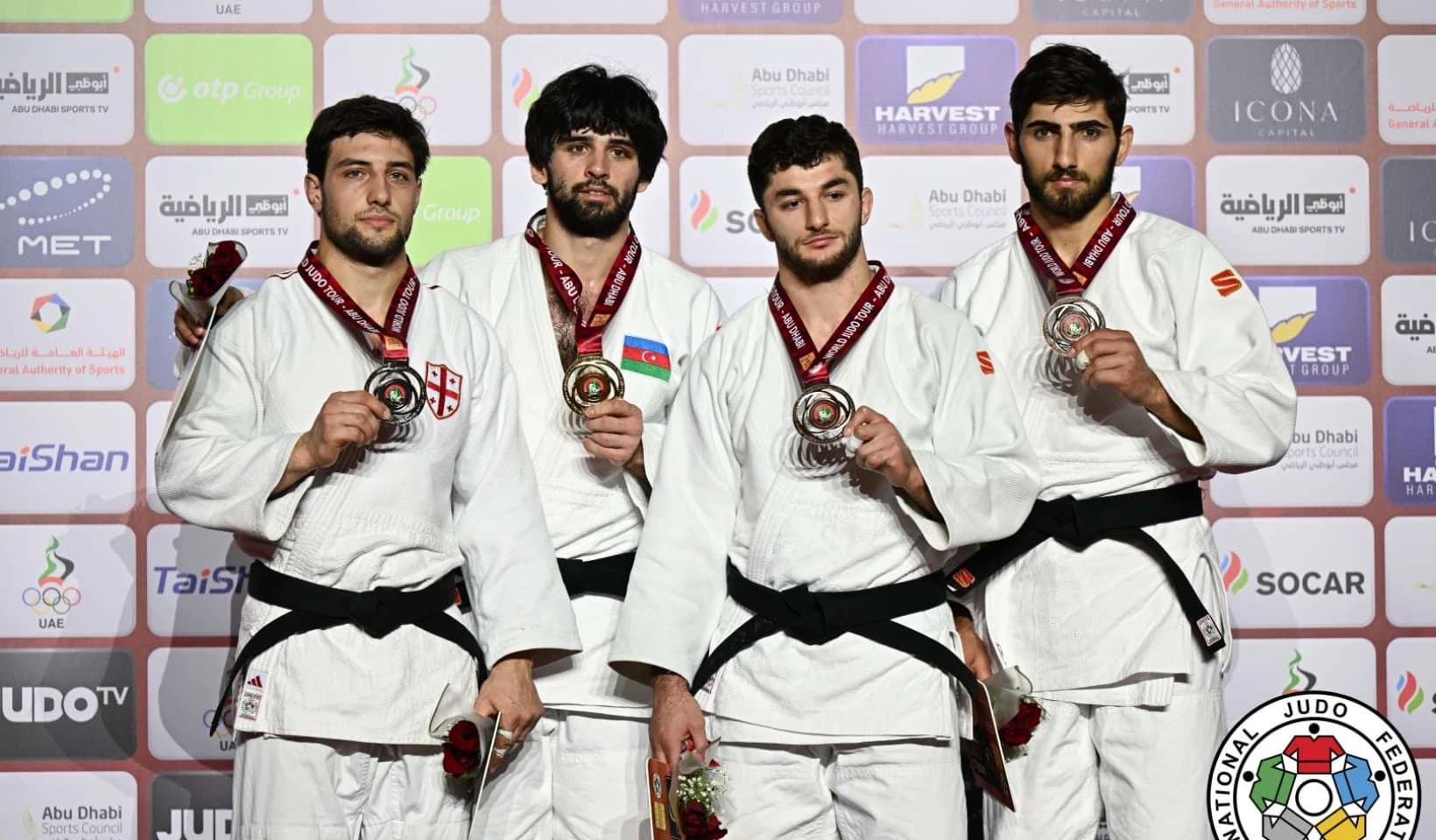 ორი ქართული მედალი აბუ დაბიდან — გოჩილაიძე და დვალაშვილი გრანდ სლემის პრიზიორები გახდნენ