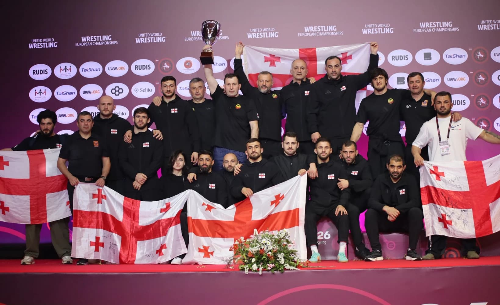 ევროპის ჩემპიონატზე საქართველოს თავისუფალი სტილით მოჭიდავეთა ნაკრებმა მე-2 ადგილი დაიკავა