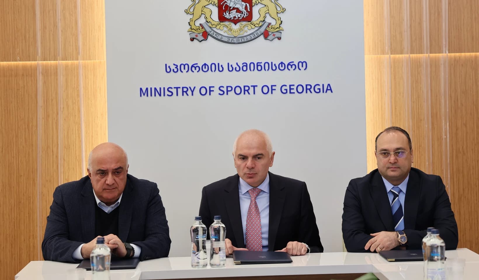 სპორტის მინისტრმა საქართველოს წყალბურთის ეროვნული ნაკრების წევრებს მსოფლიოს თასზე მიღწეული წარმატება მიულოცა