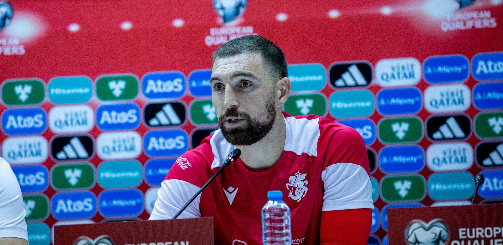 "ვარჯიშზე ბევრ კარგ რამეზე ვიმუშავეთ", - კაშია თურქეთთან მატჩის წინ